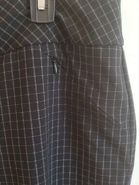 Two Color Grid Pattern Investments | Pants & Jumpsuits | Womens Blackwhite Grid Plaid Pullon ...